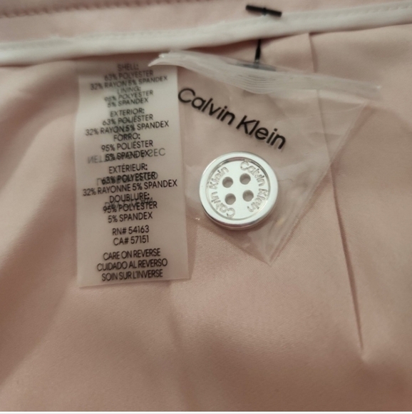 NWT Calvin Klein Womens Ankle Length Dress Pants Size 14 - Picture 4 of 6